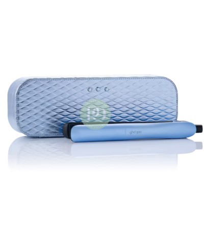 Plancha de pelo GHD gold azul gélido