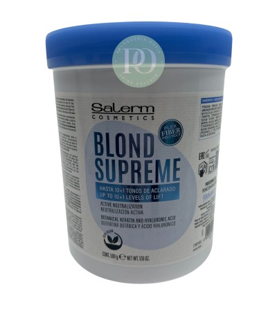 Decoloración Blond Supreme Salerm Cosmetics Polvo decolante Capilar