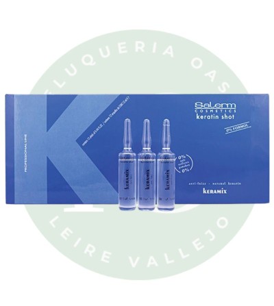 Salerm Keramix Anti Frizz Caja Ampollas 12 uni x 13 ml