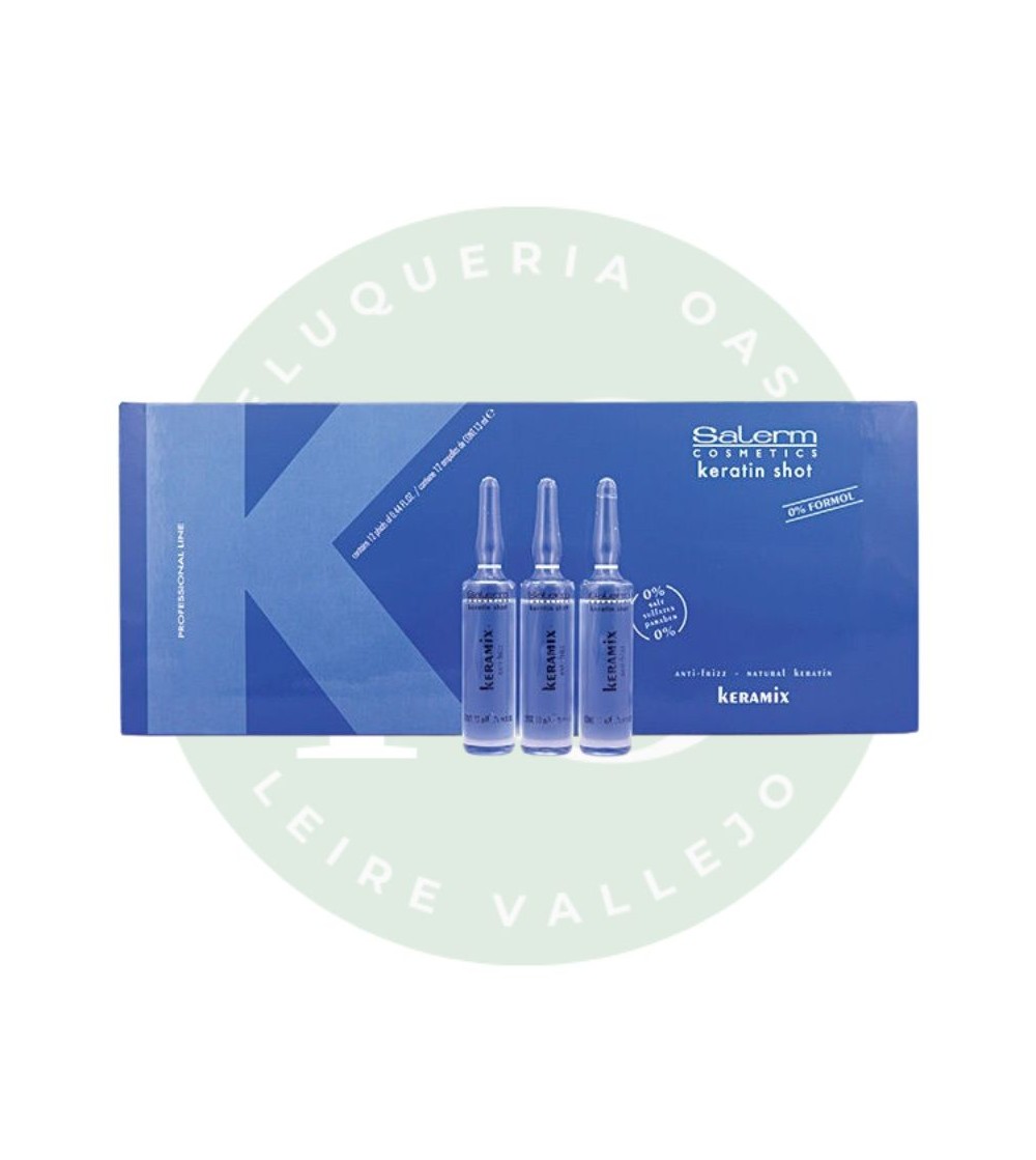 Salerm Keramix Anti Frizz Caja Ampollas 12 uni x 13 ml