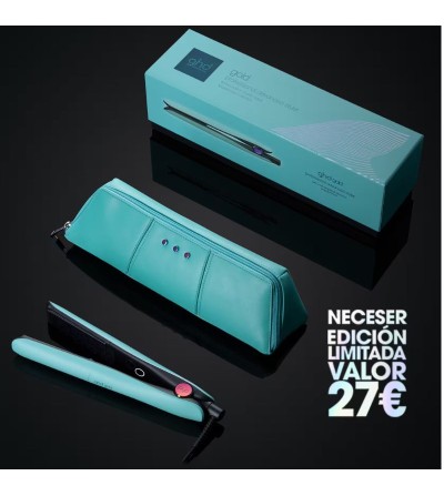 Plancha de pelo ghd gold azul turquesa (Placas 26mm)