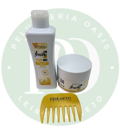 Pack Yellow Shot Champú + Mascarilla + Peine