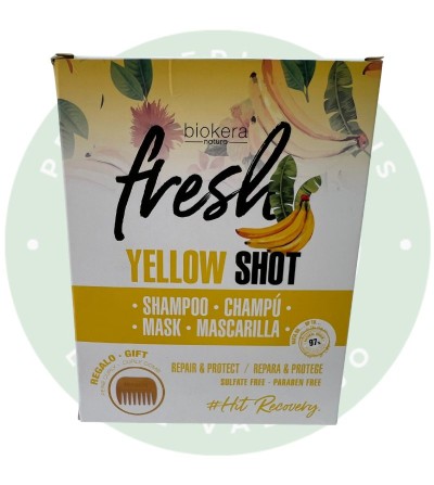 Pack Yellow Shot Champú + Mascarilla + Peine