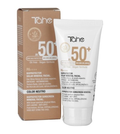 Bioprotector Solar Mineral Facial 50+ Neutro Tahe