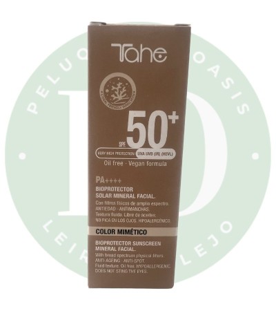 Bioprotector Solar Mineral Facial 50+ Color Mimético Tahe