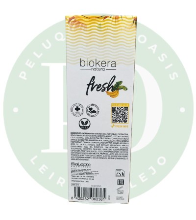 Salerm Cosmetics Biokera Curly Cream Yellow Shot Crema De Rizos Vegana 300 ml Método Curly