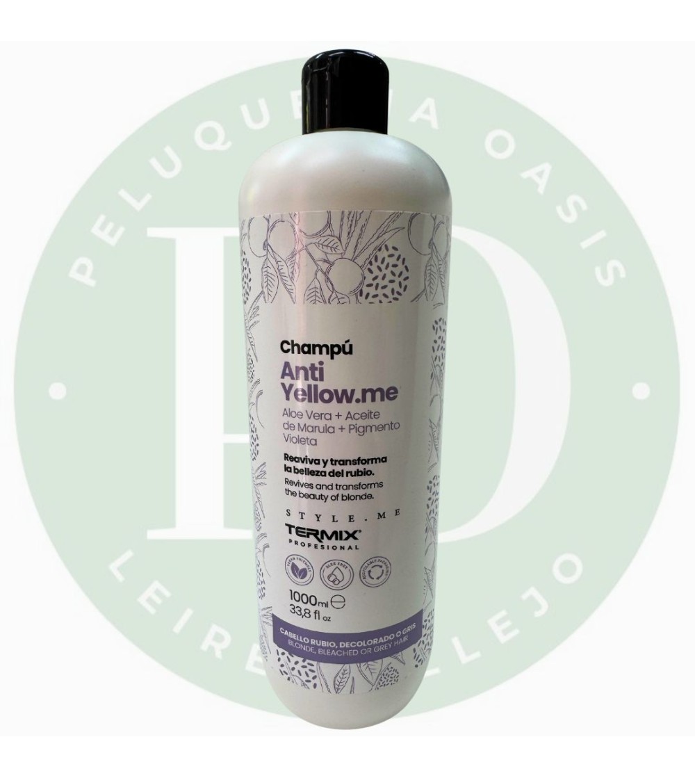 TERMIX Champú Anti Yellow.me  para un Rubio Frío, Platinado y Luminoso TERMIX Champú Anti Yellow.me  para un Rubio Frío, Platinado y Luminoso