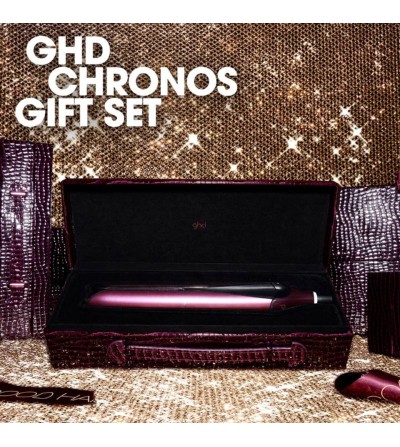 GHD Chronos Cherry Chic: Styler profesional 3X más rápida para peinados HD de 24 horas y máximo brillo.