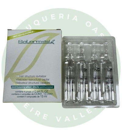 Salermvital Ampollas 4x | Nutrición, Brillo y Suavidad Instantánea