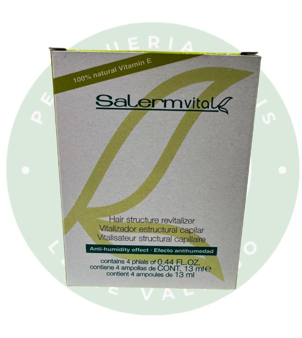 Salermvital Ampollas 4x | Nutrición, Brillo y Suavidad Instantánea