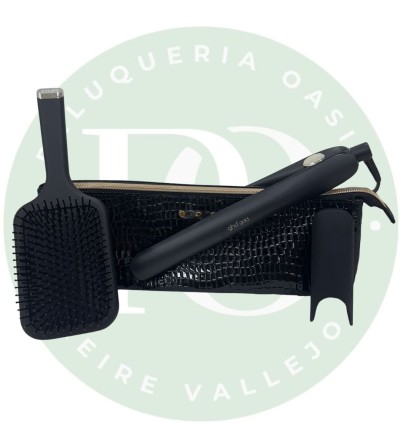 GHD Gold Gift Set | Plancha Profesional + Cepillo Paddle + Neceser