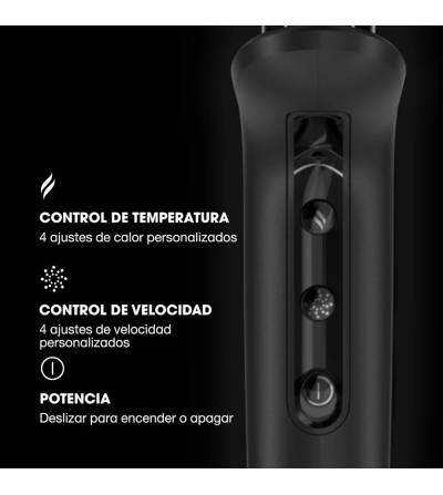 Secador GHD Speed Negro : Potencia Profesional y Acabado de Lujo