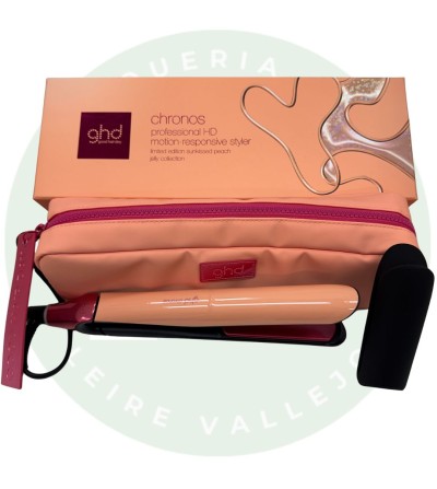 GHD Chronos Sunkissed Peach - Plancha de Pelo Profesional HD Motion-Responsive Edición Limitada