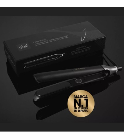 Plancha de pelo GDH Chronos Negra